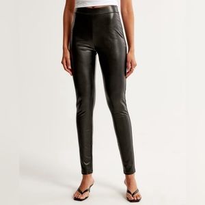 Abercrombie Vegan Leather Leggings